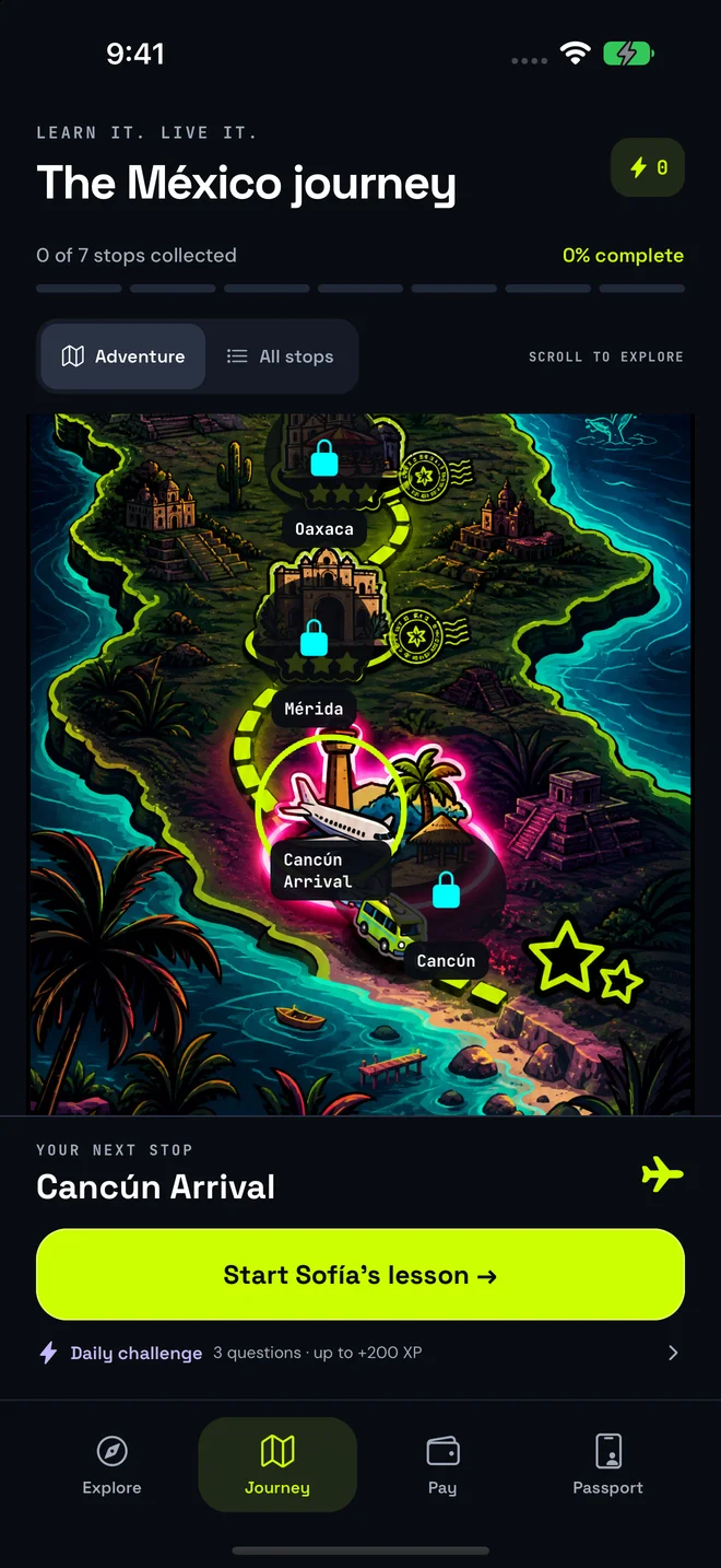 CurrencyQuest map screen